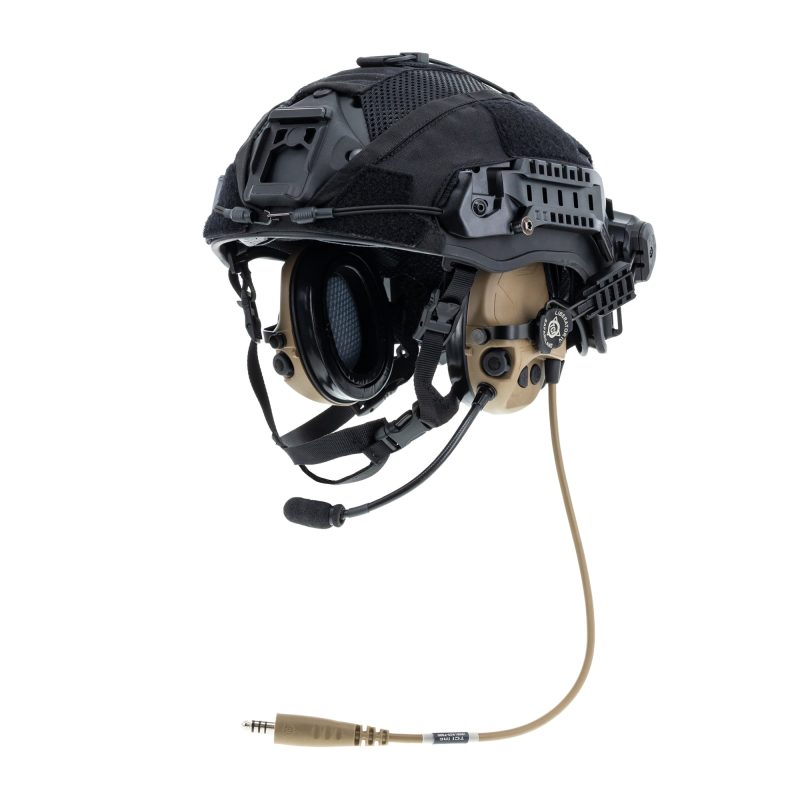 SHA Busch Helmet AMH 2 Lib IV w Rails Angled Blk 006